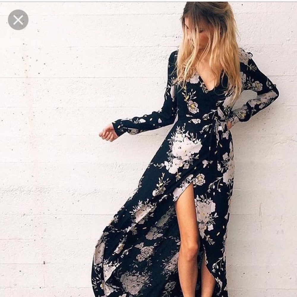 Knot Sisters Floral Daphne Dress